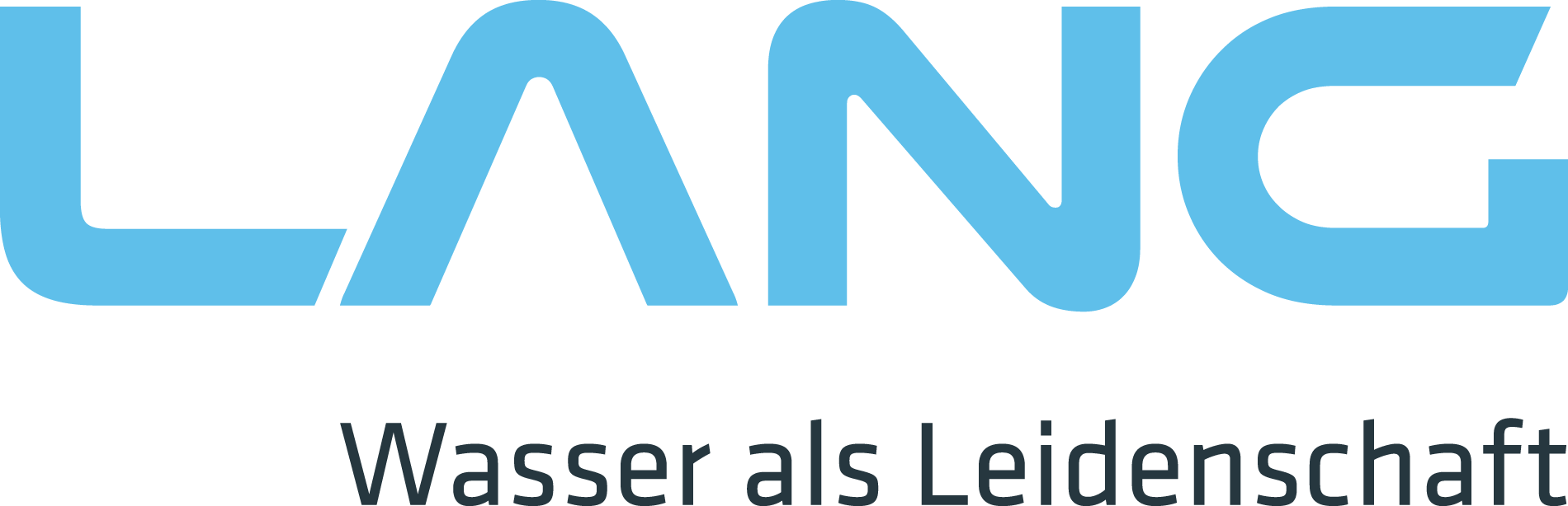 Das Logo der Firma F. Lang AG mit Slogan